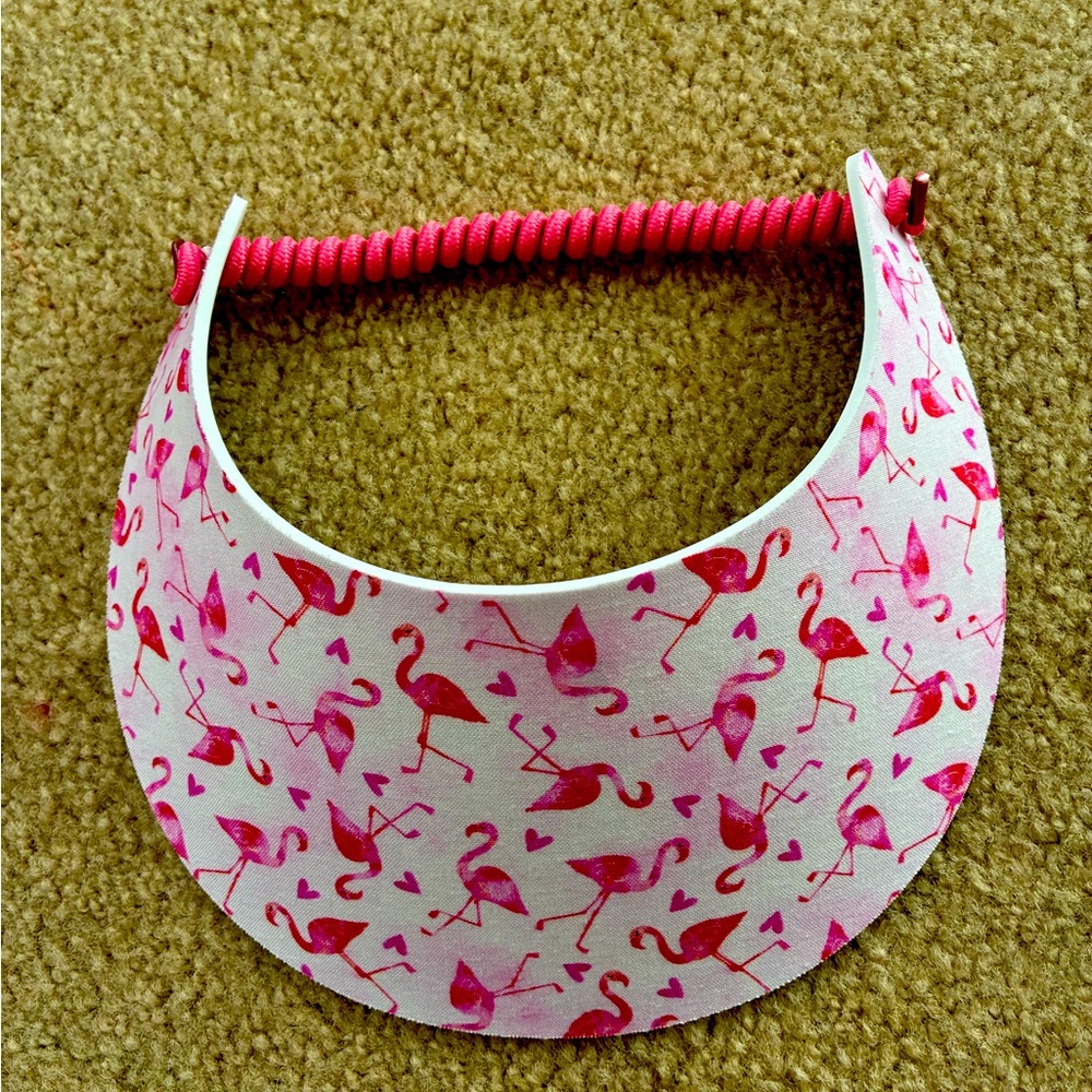 Pink Flamingo Sun Visor
